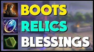 Blessings, Relics and Boots Item Guide for Smite Season 6!