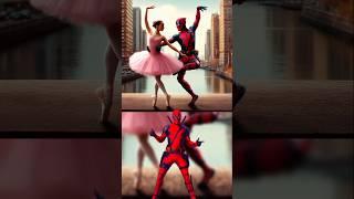 Superheroes Dancing Ballet All Characters (Marvel Vs DC)#marvel #avengers #shorts