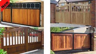 Top 50 wooden main gate design| Wooden gate for house 2022