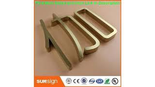 stainless steel channel letter Laser cutting stainless steel channel letters