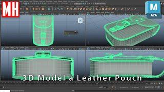 Let's model a 3D Leather belt Pouch in Maya 2024