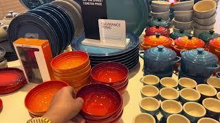 LE CREUSET OUTLET STORE - COOKWARE SET DEALS DUTCH OVEN up to 50%OFF | SHOP WITH ME