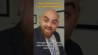 How to Raise Rent on Your Tenants in California