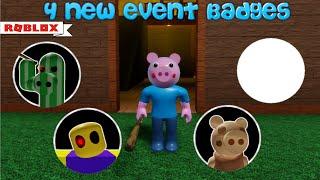 How to get all 4 NEW Event Badges in Roblox Piggy RP: Infection