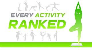 Ranking Every Activity from the Wii Fit Series