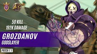 50 KILL 192K DAMAGE GROZDANOV ANDROXUS PALADINS COMPETITIVE (GRANDMASTER) GODSLAYER