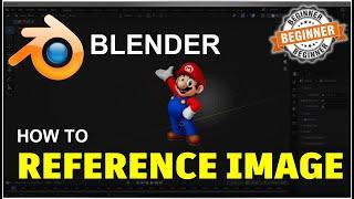 Blender How To Add Reference Image Tutorial