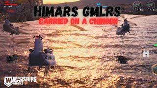 HIMARS GMLRS - 1 Carrier Ship Can Carry 15++  Helicopters - Warships Mobile II