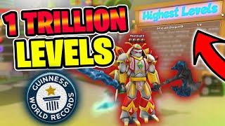 WORLD FIRST LEVEL 1 TRILLION | RANK 1 LEADERBOARD | Giant Simulator