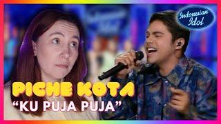 Piche Kota "Ku Puja Puja" | Indonesian Idol 2025 Spektakler Show 5 | Mireia Estefano Reaction Video