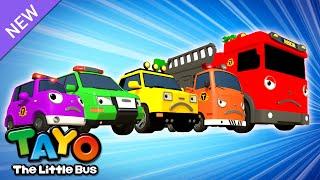 Five Little Monkeys with Rescue Trucks | Rescue Team Song | Song for Kids | Tayo the Little Bus