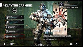 GEARS 5 Recruit Clayton Carmine Character Skin Multiplayer Gridiron Gameplay No Commentary