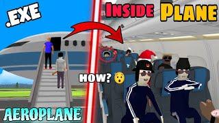 Jack going inside the White Plane ️ in dude theft wars