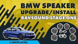 BMW Speaker Upgrade/Install | 3 SERIES (G20) | BAVSOUND Stage One