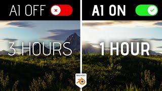 300% FASTER Renders in Blender Cycles with AI
