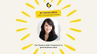 The “Scale to Sale” framework to grow business value.