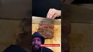 Steak ASMR!! #subscribe #funny #reaction #comedy