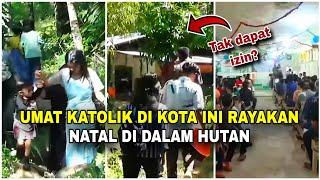 Umat Katolik di kota ini rayakan NATAL di dalam HUTAN‼️Mengapa? Potret mengharukan...