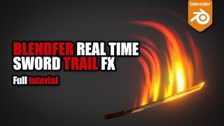 Real time sword trail in Blender - full tutorial