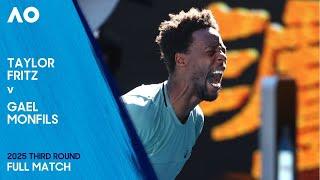 Taylor Fritz v Gael Monfils Full Match | Australian Open 2025 Third Round