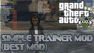 GTA V PC Simple Trainer Mod Gameplay - Its FINALLY HERE