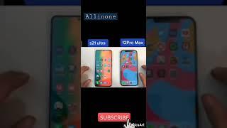 Samsung S21ULTRA Vs iPhone 12 Pro Max Speed test