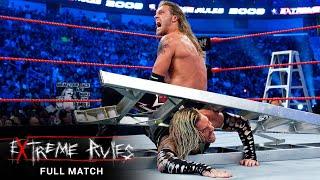 FULL MATCH- Edge vs Jeff Hardy – World Heavyweight Championship Ladder Match: WWE Extreme Rules 2009