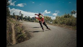 CANDELA CON LOS MUNDIALISTAS DE INLINE DOWNHILL EN LA LOMA, BELLO: FINALÍSIMA!!