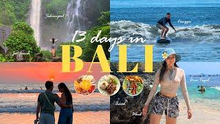 13 days in BALI VLOG (1/2) where to go on bike, food, hotels, shopping, snorkeling, surfing