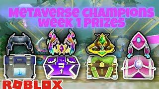 How To Get Week 1 Prizes On Metaverse Champion Hub 'METAVERSE EVENT' [ROBLOX]