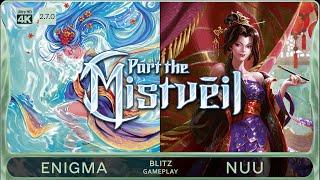 Enigma vs Nuu. Preconstructed blitz decks gameplay - Flesh and Blood TCG