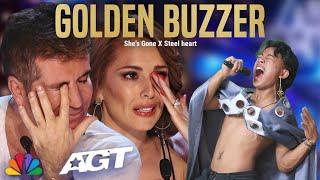 Golden Buzzer | Simon Cowell criying when he heard the song She's Gone with an extraordinary voice