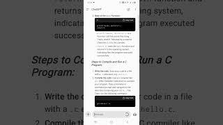 Learn C programming basics using ChatGPT | CHATGPT | AI |