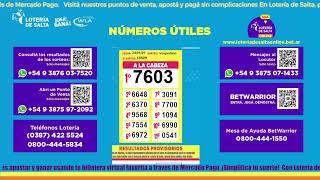 SORTEO VESPERTINO 24/01/2025