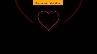 Heart animation in html  & css|| coding status whatsapp #shorts  #programming #css  #html #viral