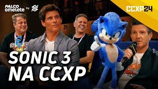 SONIC 3 na CCXP: Ben Schwartz, James Marsden, Wendel Bezerra, Manolo Rey e @Cocielo