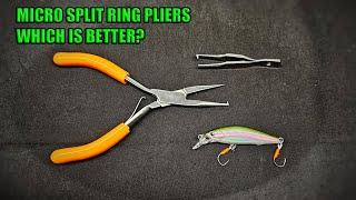 Best Micro Split Ring Pliers for Ultralight Lures - Mukai Split Ring Opener vs Smith Pincette