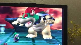 Luigi Mansion bowser boss failed