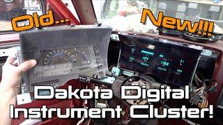 Old School Meets New School! Dakota Digital Instrument Cluster Install! S10 Restomod Ep.11