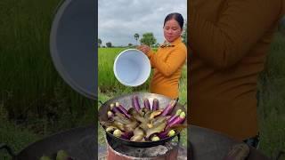 Crispy Fried Fish with Eggplant Pickle #shorts