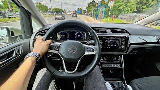 2024 Volkswagen Touran [1.5 TSI 150 HP DSG] | Test Drive #186 POV Driver. TV