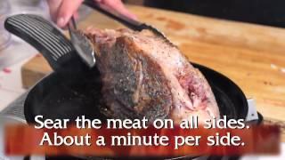 Slow Roast Rib Roast with 3 Berry Galzé