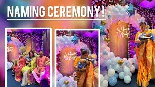 Naming ceremony of our little one | baby face reveal | Namkaran vlog part 2