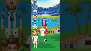 Whose Are the Jerseys? Ronaldo vs Messi vs Mbappé vs Haaland vs Georgina#usa #english   #shorts