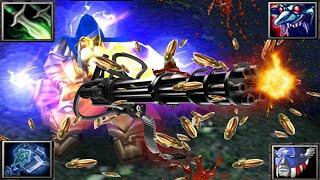 DOTA SNIPER 999% ATTACK SPEED!! (MACHINE GUN KILLING ALL!!!!)