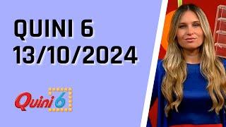 Quini 6 en vivo 13/10/2024 / Resultados del sorteo quini 6 del Domingo 13 de Octubre del 2024