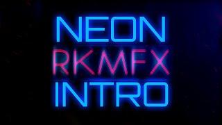 Free NEON TEXT Intro #1 Sony Vegas Pro Template