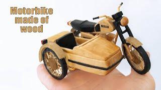 HOW TO MAKE A WOODEN MOTORBIKE / ЯК ЗРОБИТИ МОТОЦИКЛ З ДЕРЕВА "ИЖ ПЛАНЕТА 5"