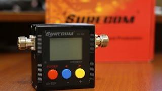 КСВ метр Surecom SW-102 и тестовый замер КСВ популярных антенн