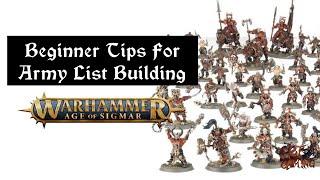 Warhammer: Age of Sigmar - Army Building Tips for New Players